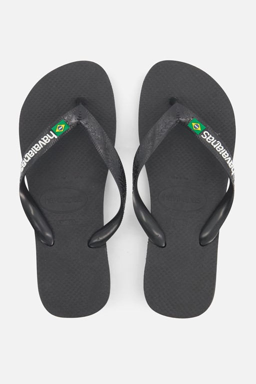 Havaianas Brasil zwart Rubber