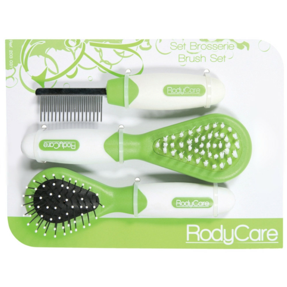 Set brosses et peigne pour lapins, furets, hamsters