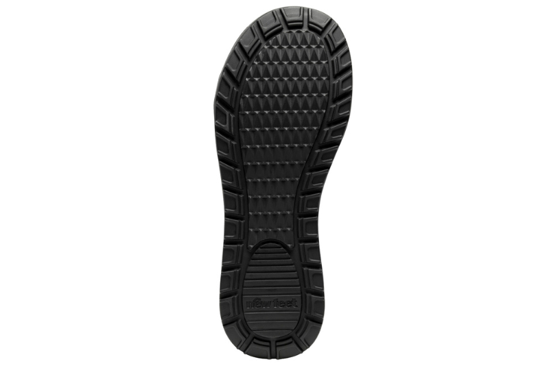 NEW FEET SORT SKO MED ORTHOSTRETCH