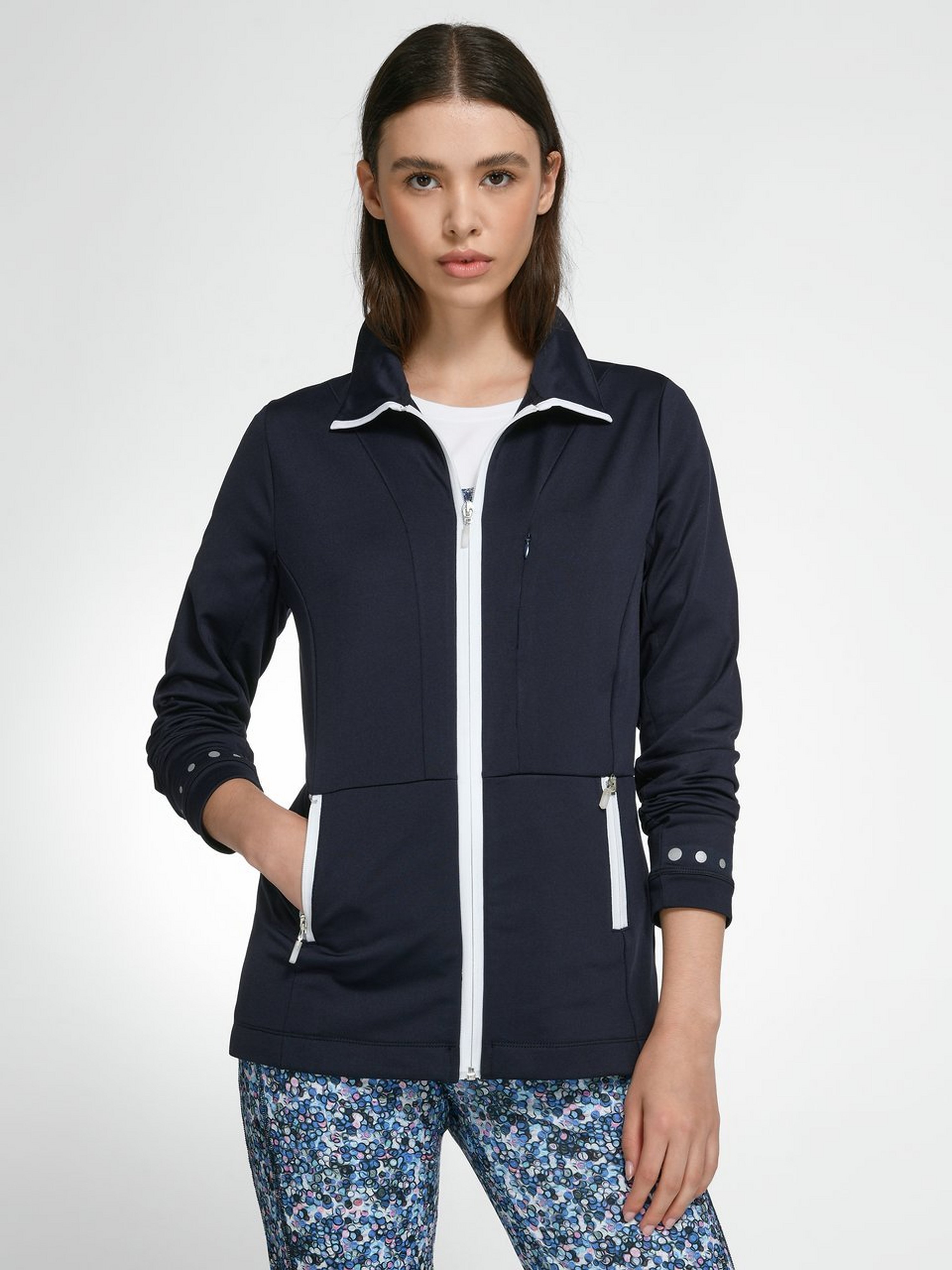 Jacke mit Umlegekragen