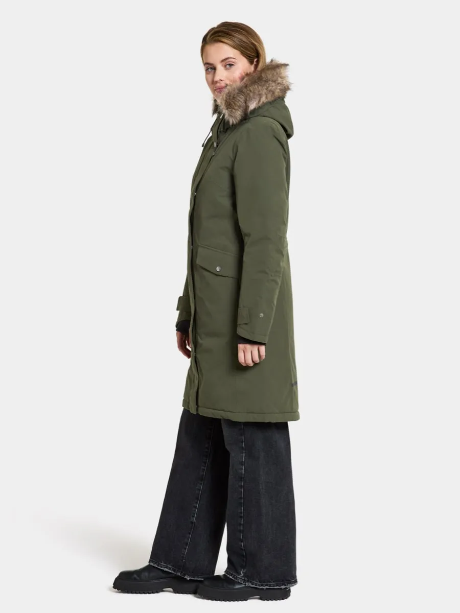 Didriksons Erika Wns Parka 3 Deep Green