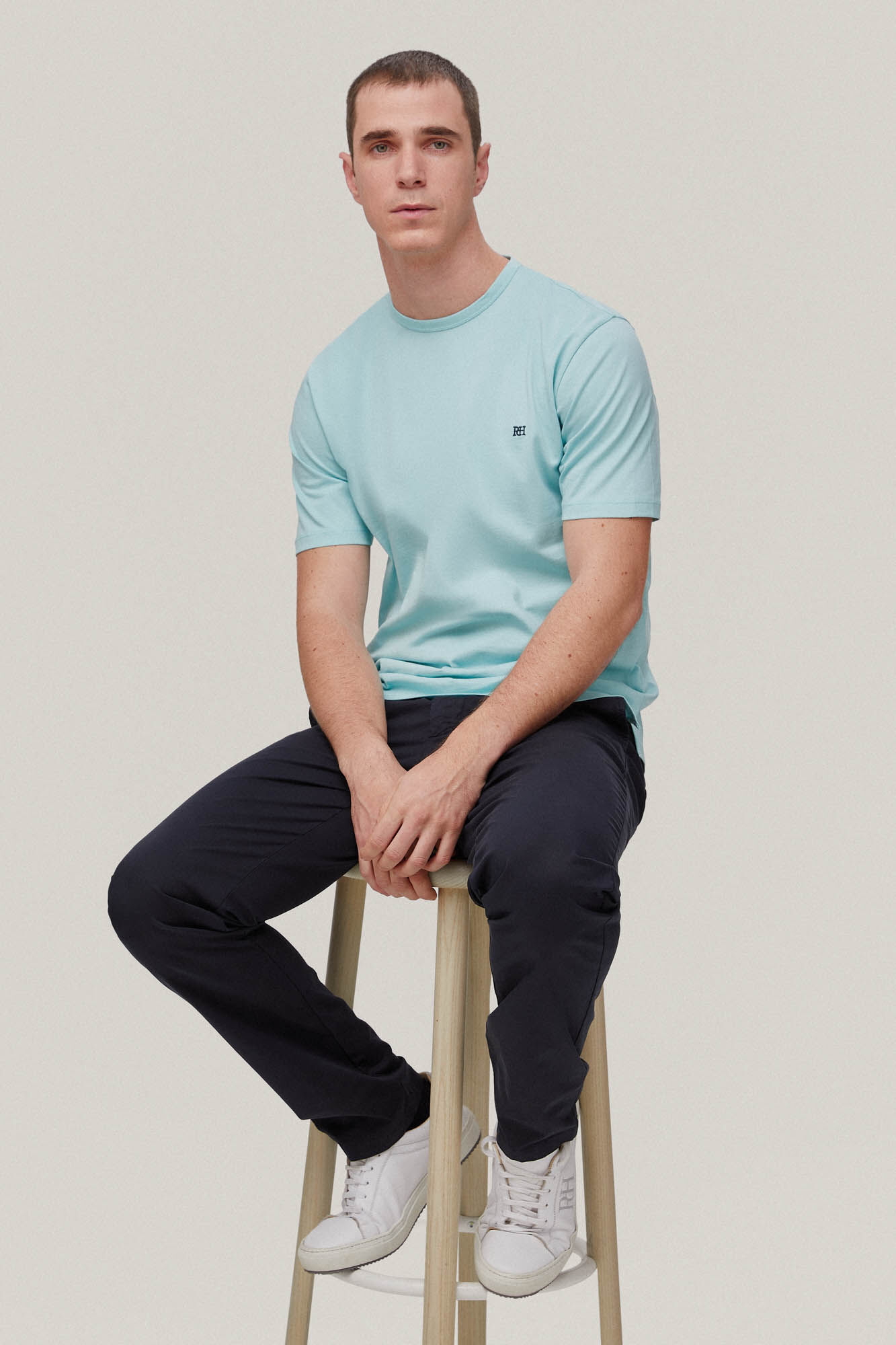 Camiseta básica - Azul