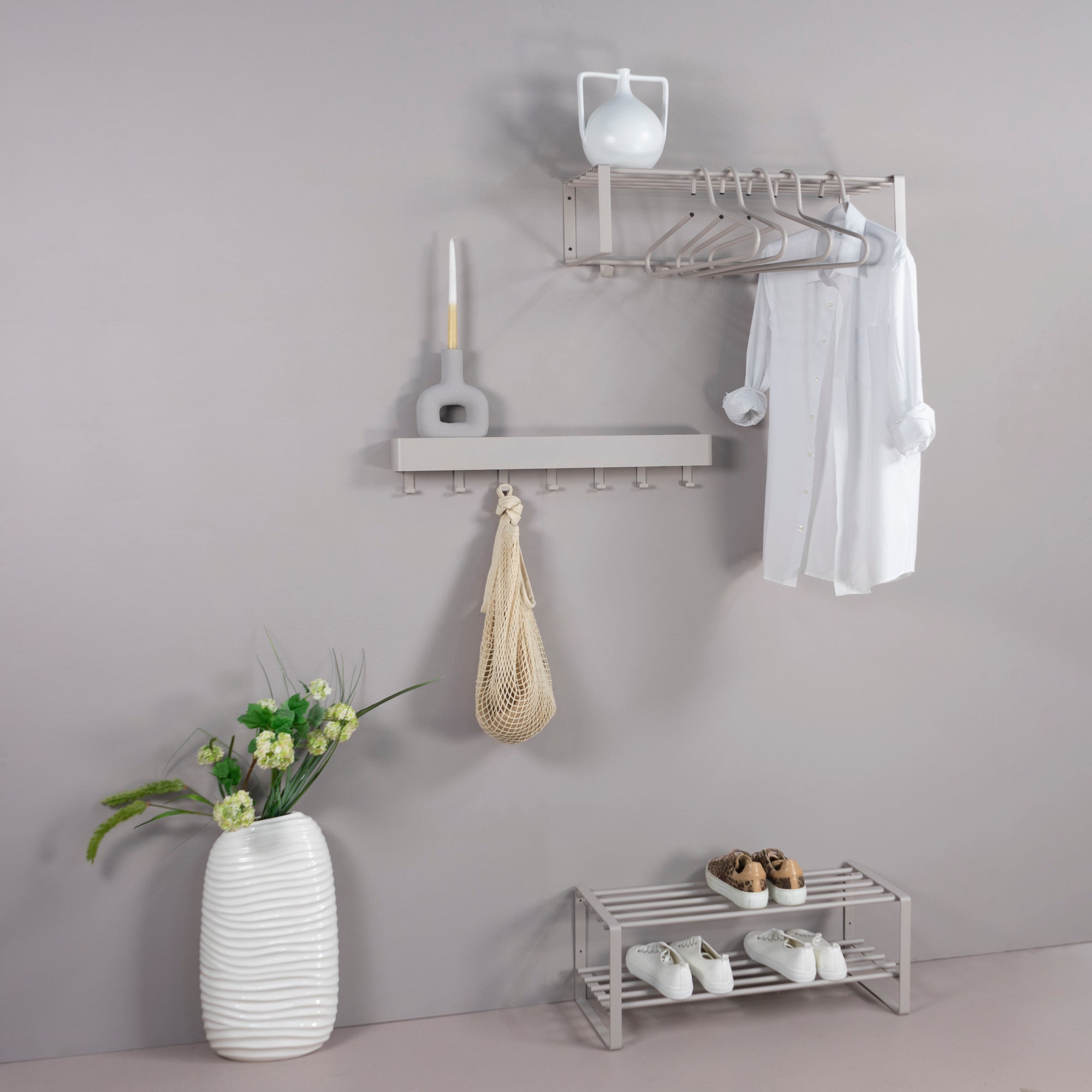 Spinder Design Rex 2 Wandkapstok - Silky Taupe