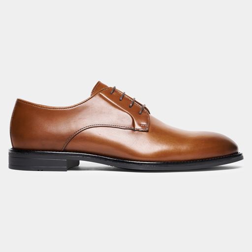 Ahler 98800 Derby Sko, Cognac, 46