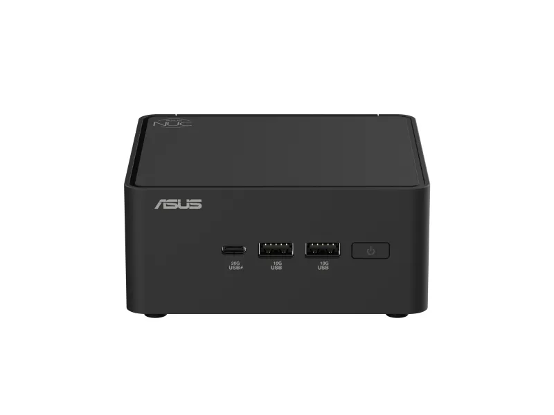 ASUS NUC 15 Pro Tall Kit RNUC15CRHU700002 - Barebone - mini PC 1 x Core Ultra 7 255H / op til 5.1 GHz - RAM 0 GB - Arc Graphics 140T - IEEE 802.11ax (Wi-Fi 6), IEEE 802.11be (Wi-Fi 7), Bluetooth 5.4 - sort