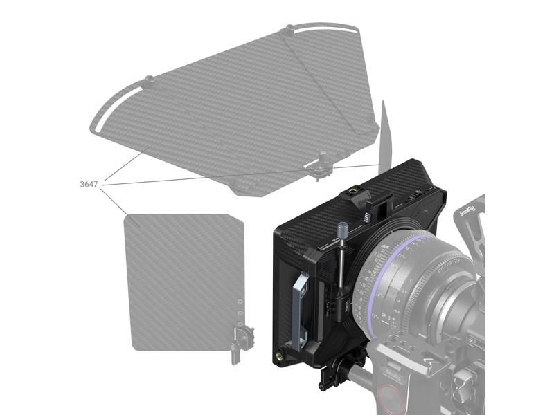 Smallrig Multifunctional Modular Matte Box (95 mm) VND Kit Multifunktionales modulares Matte Box Kit