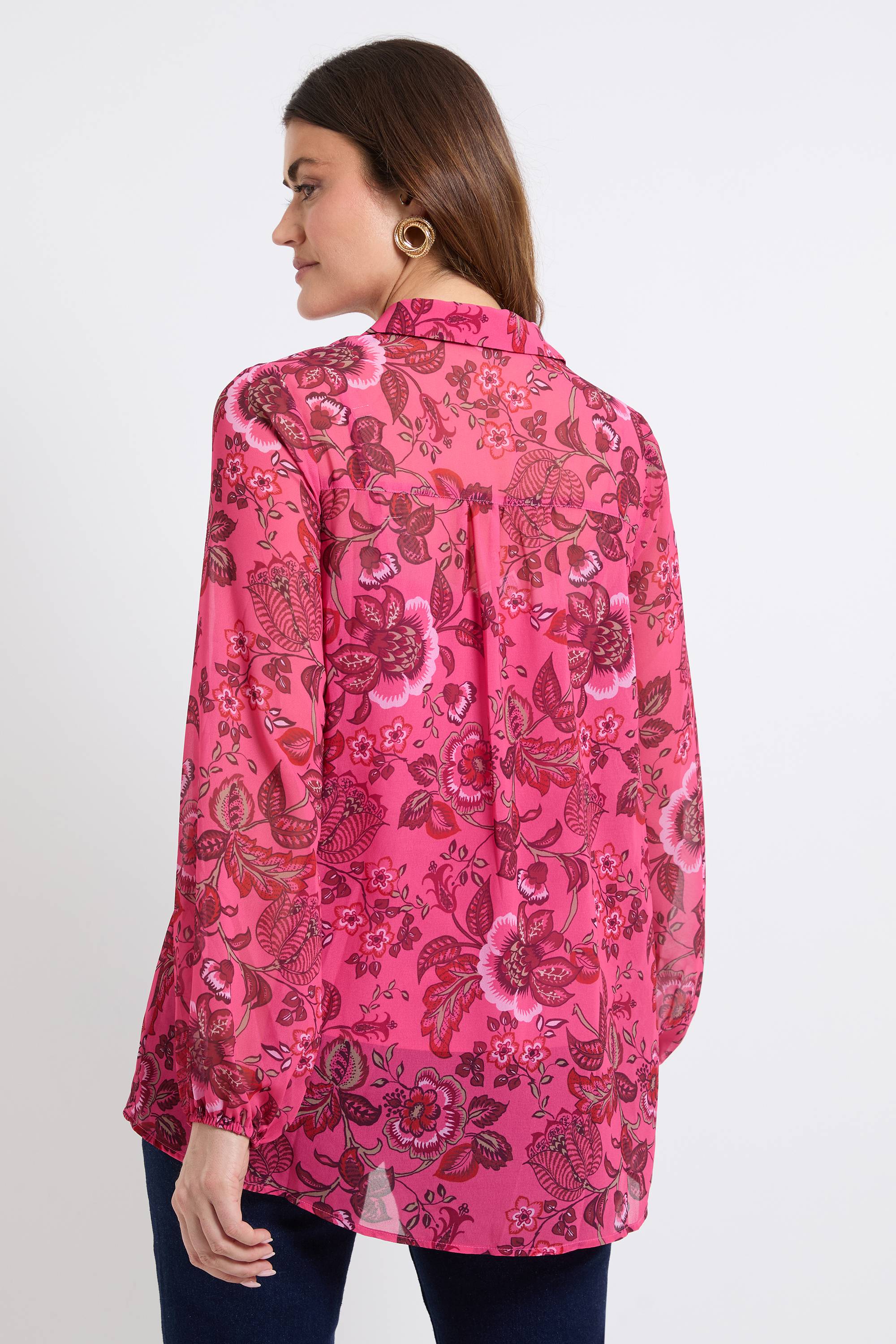 Wallis Chemise Longue À Ourlet Asymétrique