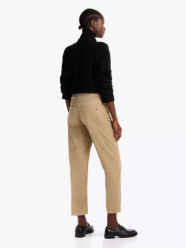 TOMMY HILFIGER Cordhose Slim Fit beige