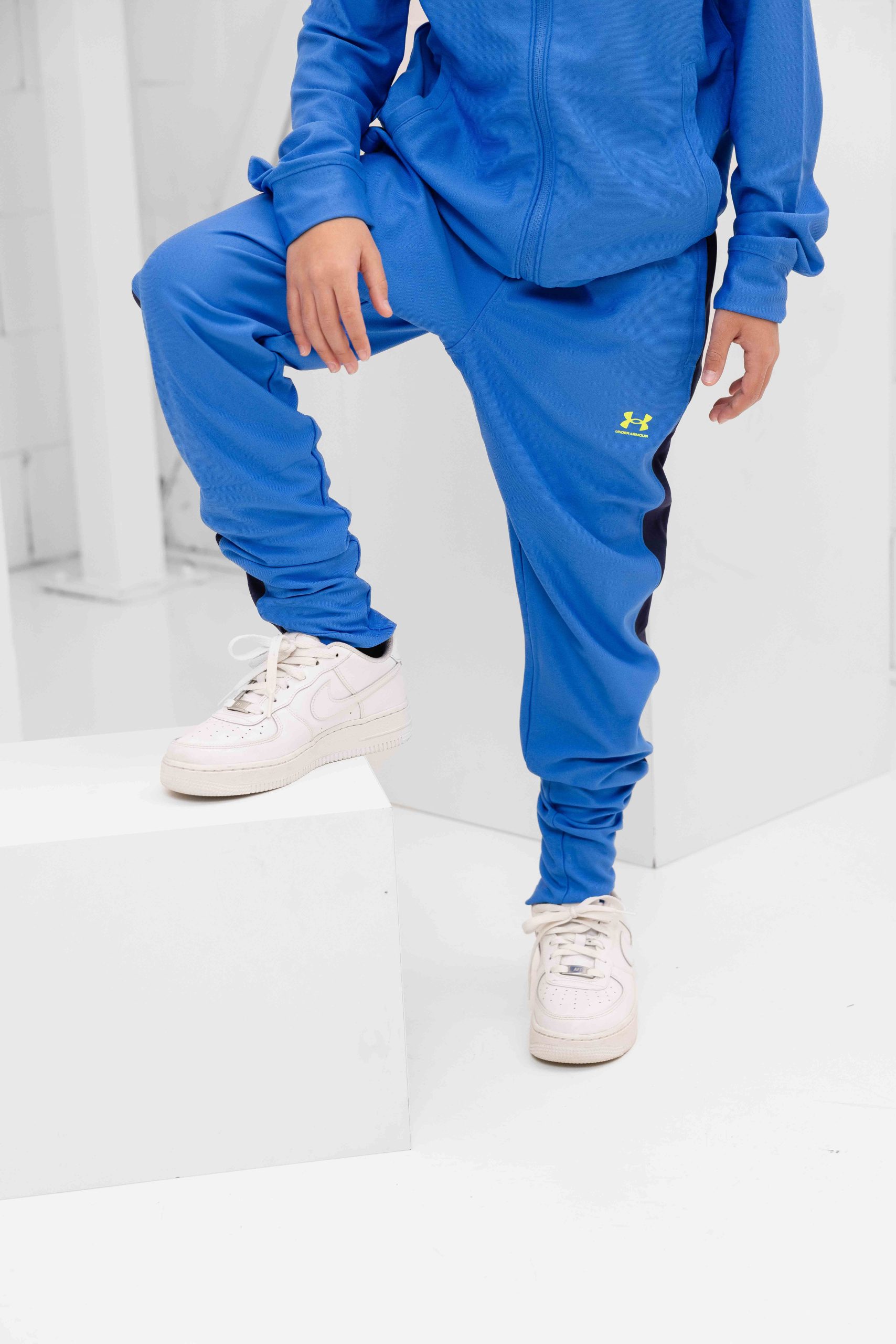 Under Armour Challenger Trainingspak Kids Blauw/Geel