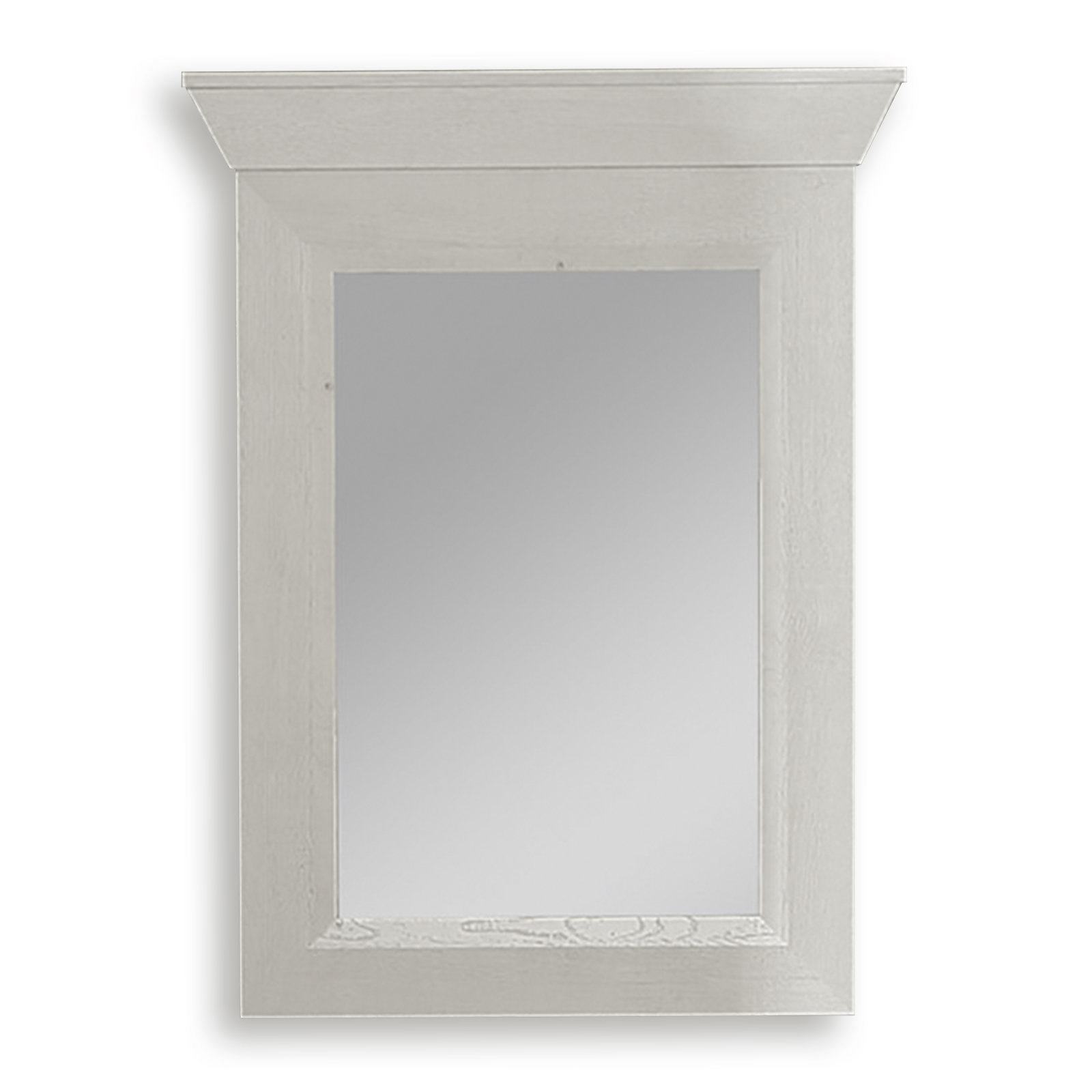 Spiegel- Pinie weiß - 72 cm breit