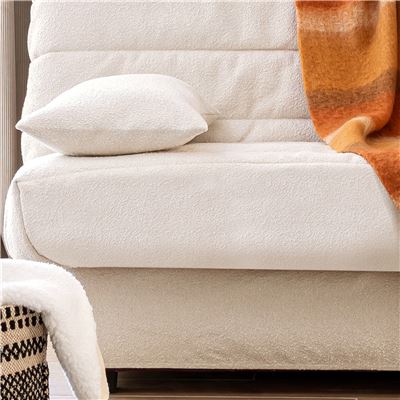 Housse clic-clac bouclette