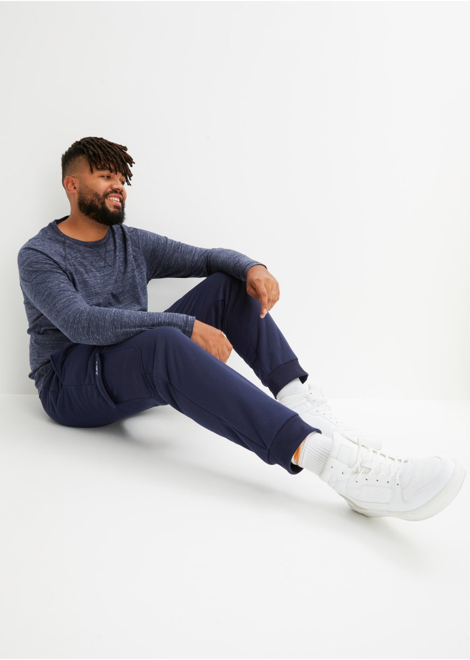 Pantalon de jogging thermo avec poches cargo et doublure peluche