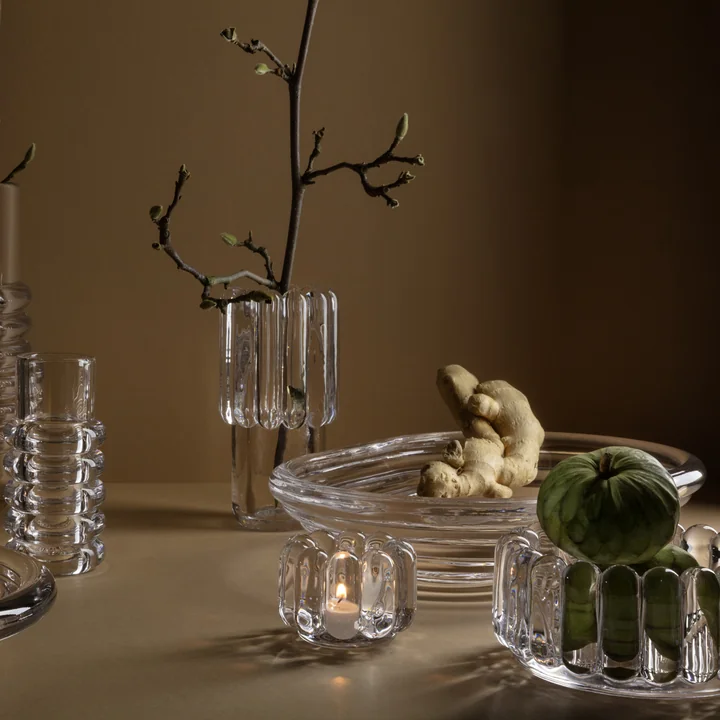 Tom Dixon - Press Vase medium, transparent
