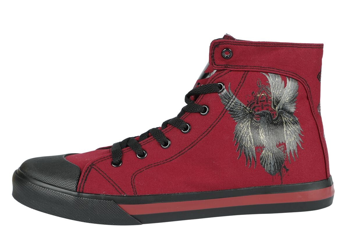 Baskets Imprimé Corbeau | Black Premium by EMP Baskets hautes