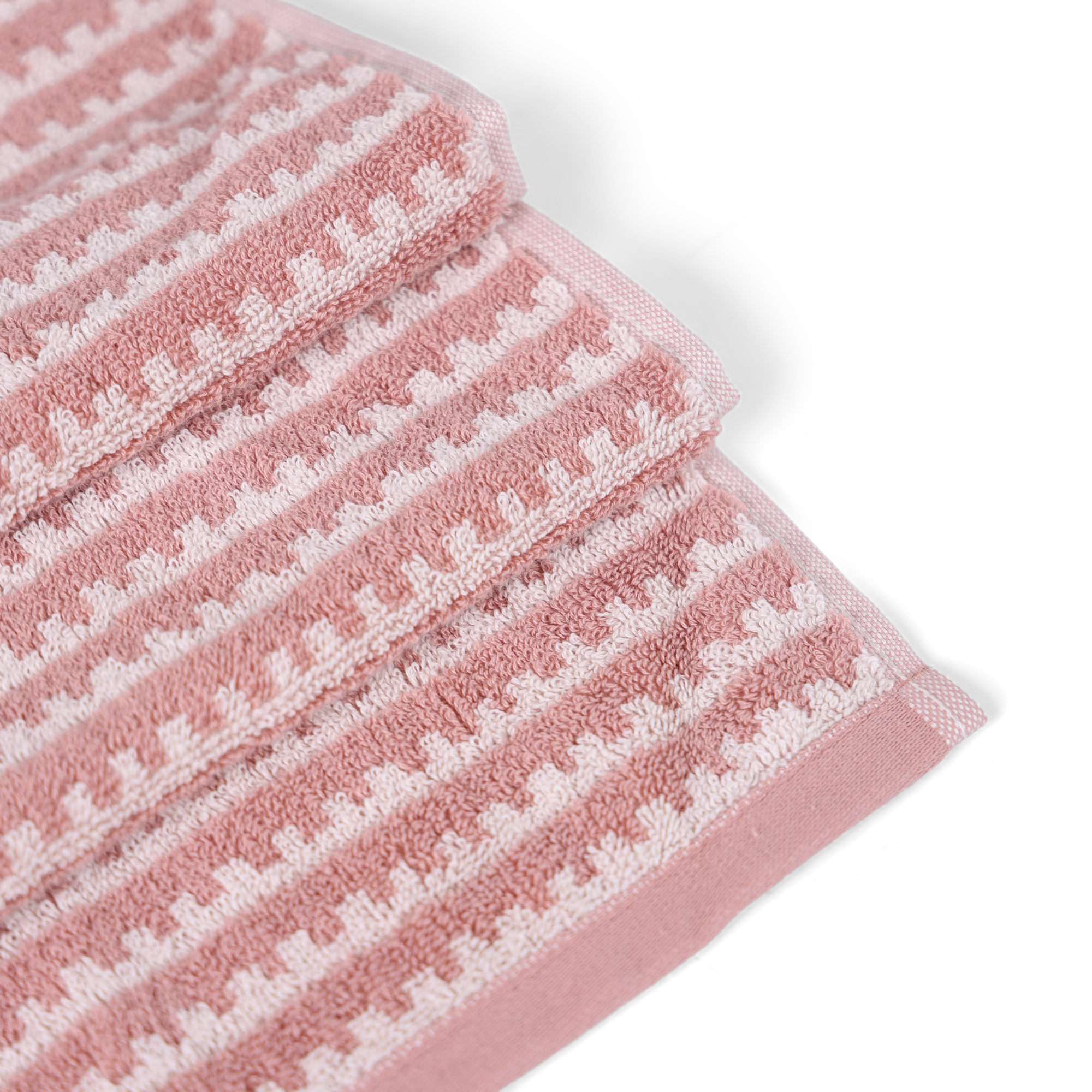 Handdoek Sannah blush 50x100 cm - set van 8