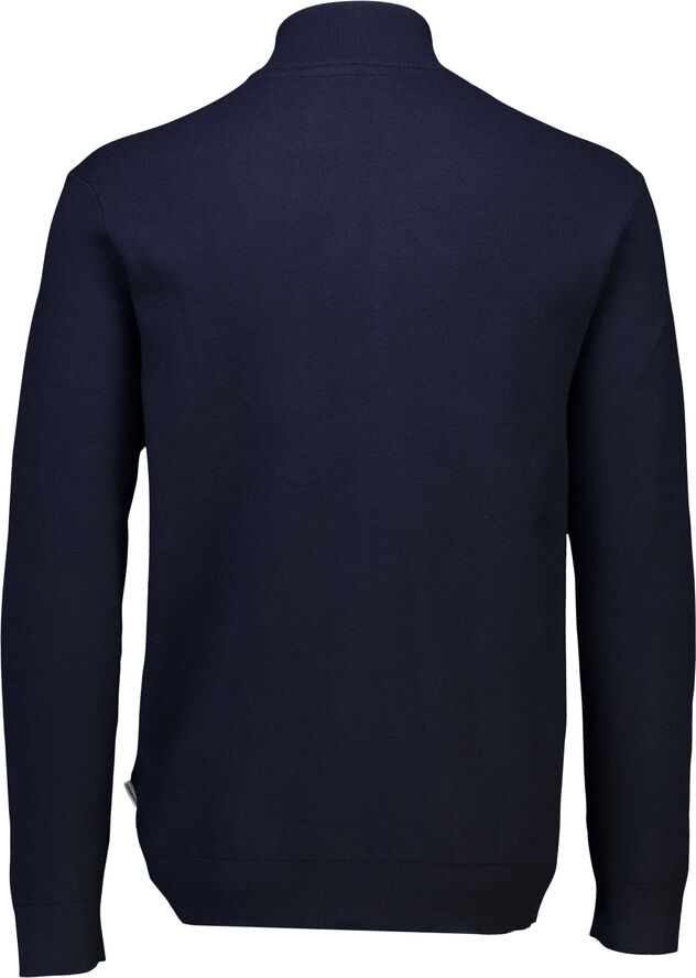 Lindbergh Ecovero zip cardigan Blå