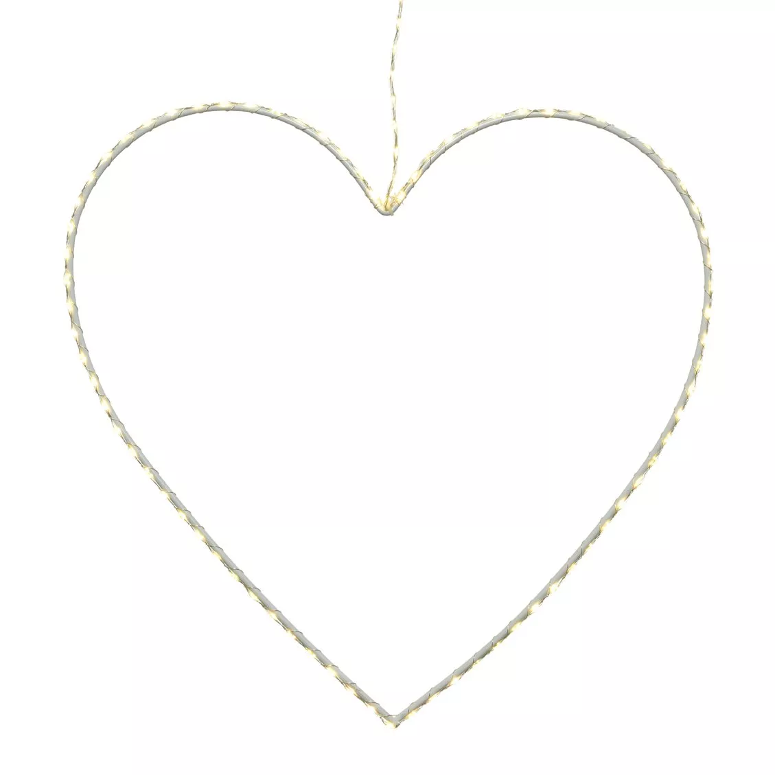 Cœur lumineux à suspendre 120 LED (D38 cm) Féerie Blanc chaud