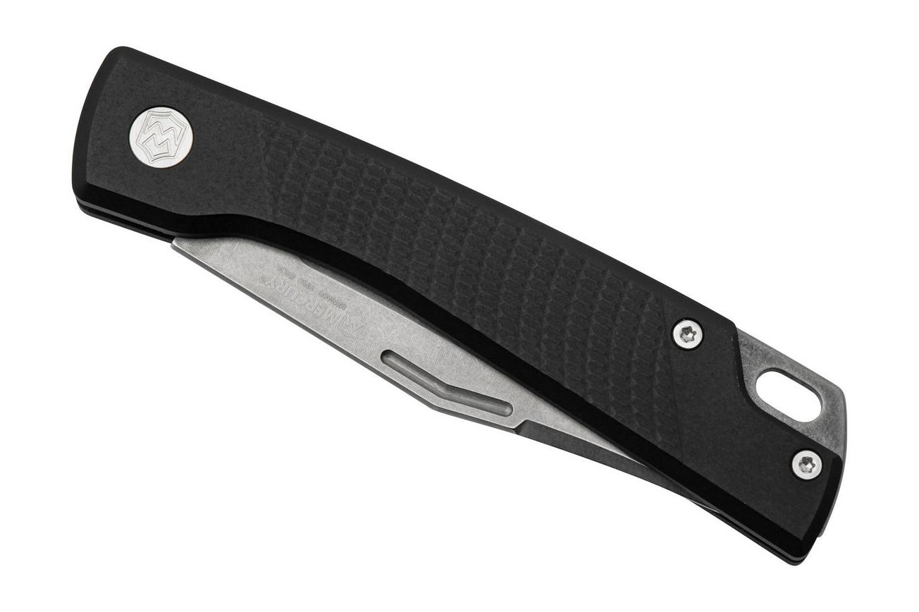 Mercury Luc 9LUCEXSWALBK-C, Elmax, zwart aluminium, zakmes