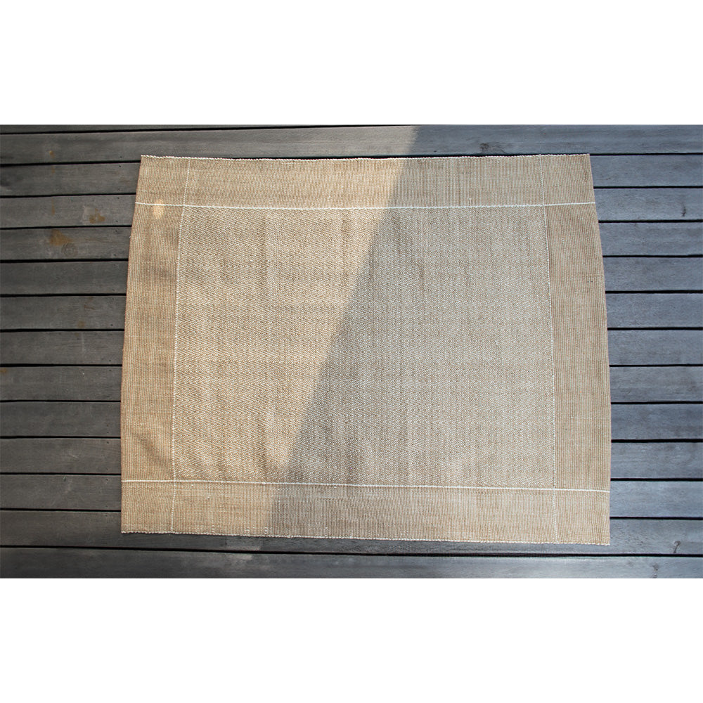 Tapis intérieur - minorque - 160 x 200 cm - marron/beige - cezare