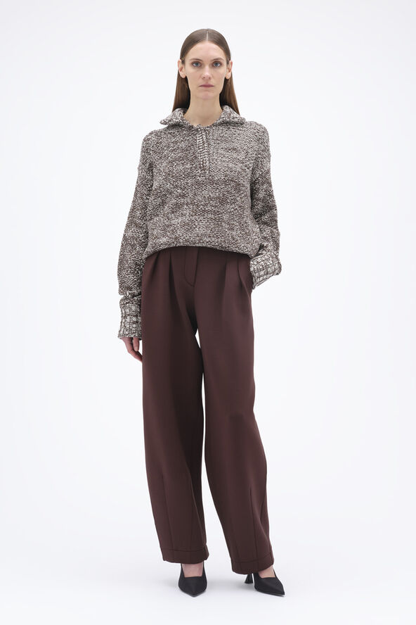 REMAIN Soft Cocoon Pants Chocolate plum (brown)