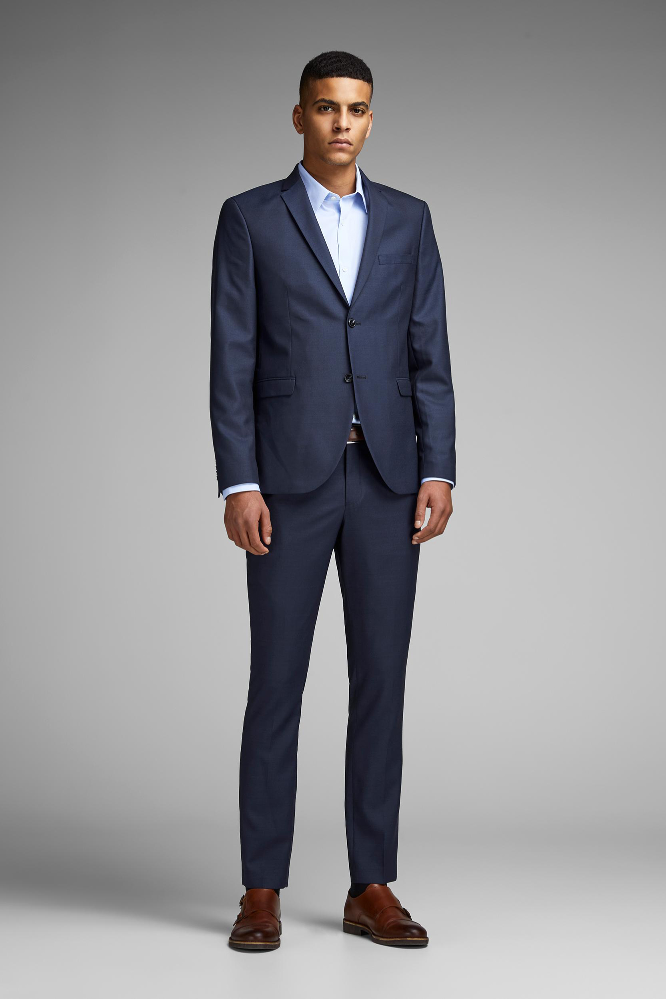 Jaqueta masculina slim fit estilo americano