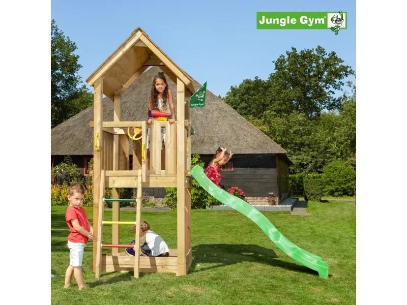 Jungle Gym Club legetårn komplet ekskl. rutschebane (804-284B)