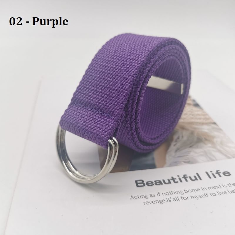 Dute - Canvas riem met dubbele D-ring