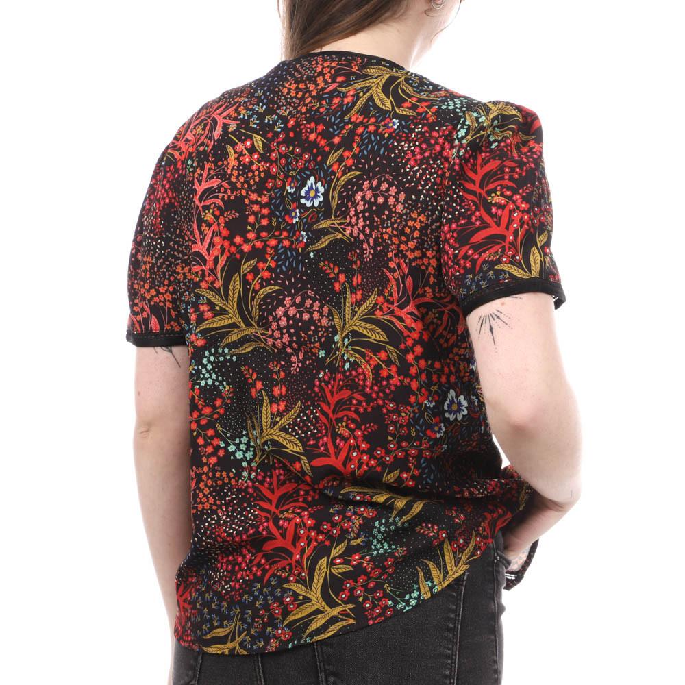 Teddy Smith Blouse Noir à fleurs Femme Teddy Smith Cilly