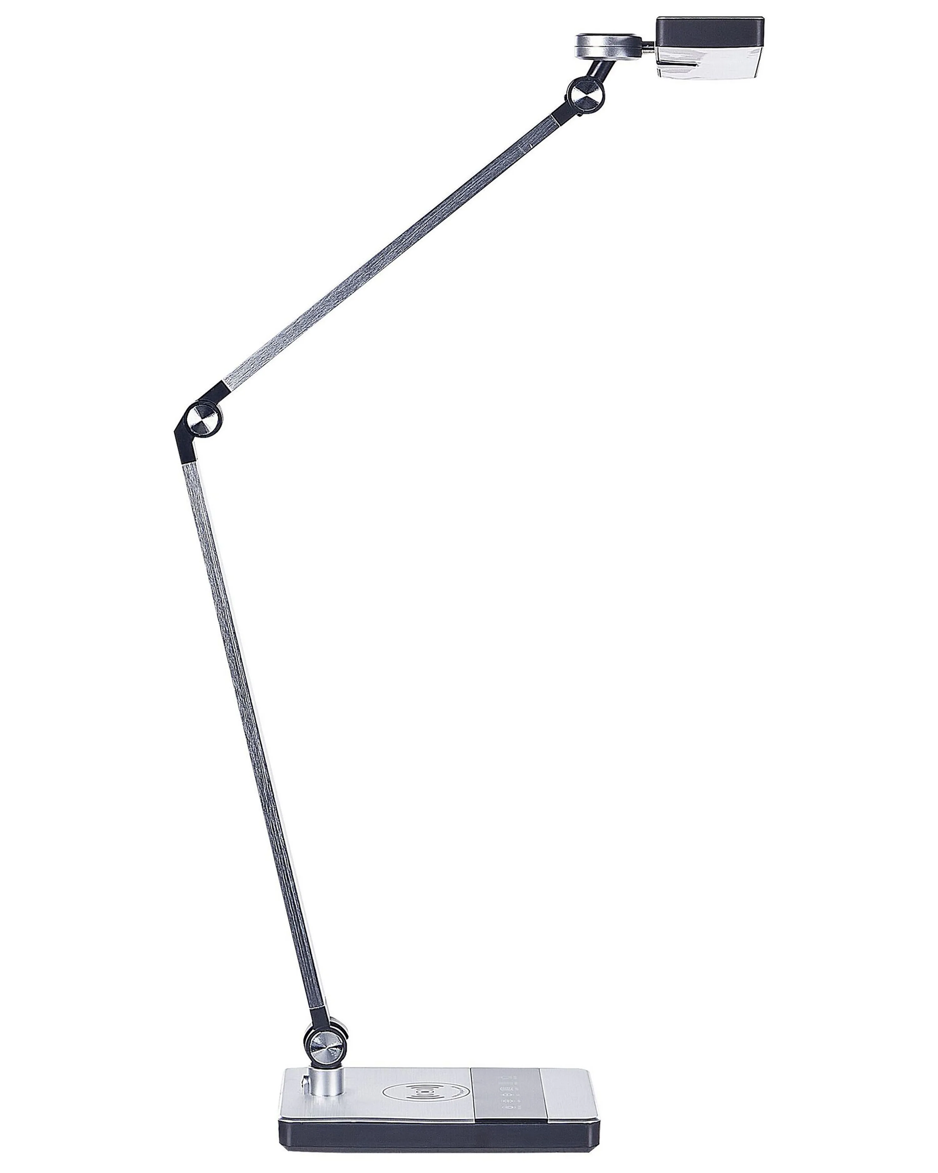LED bureaulamp LACERTA met draadloze oplader Metaal Zilver