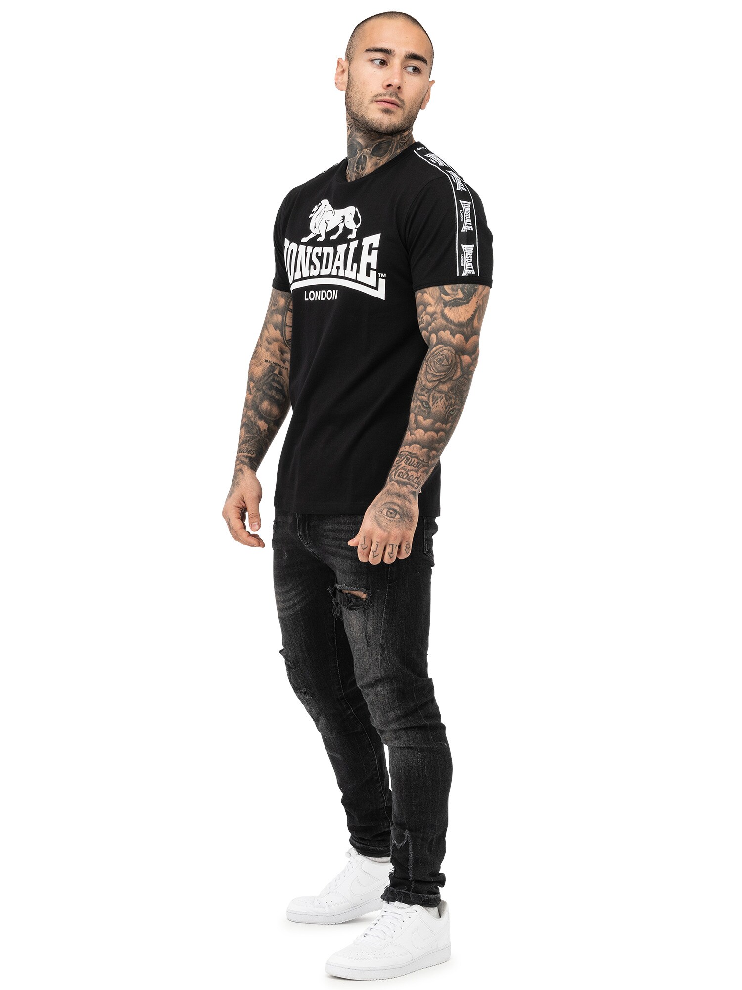 Lonsdale Herren T-Shirt normale Passform STOUR