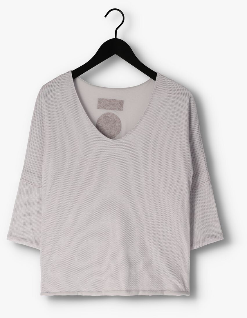 10DAYS grijze 10days sweater thin sweater waffle