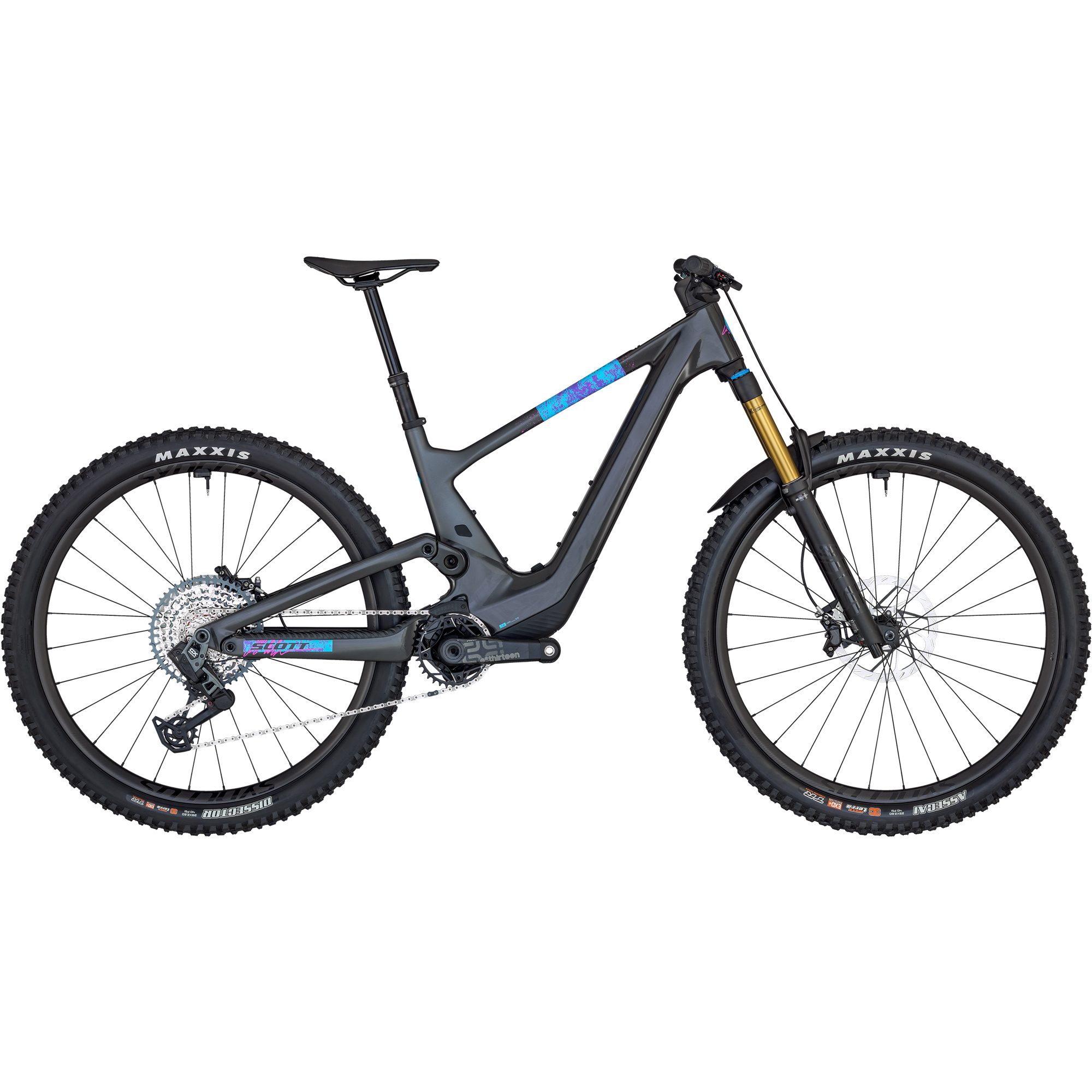 Scott Voltage eRIDE 900 Carbon Tuned E-MTB Fully marble purple