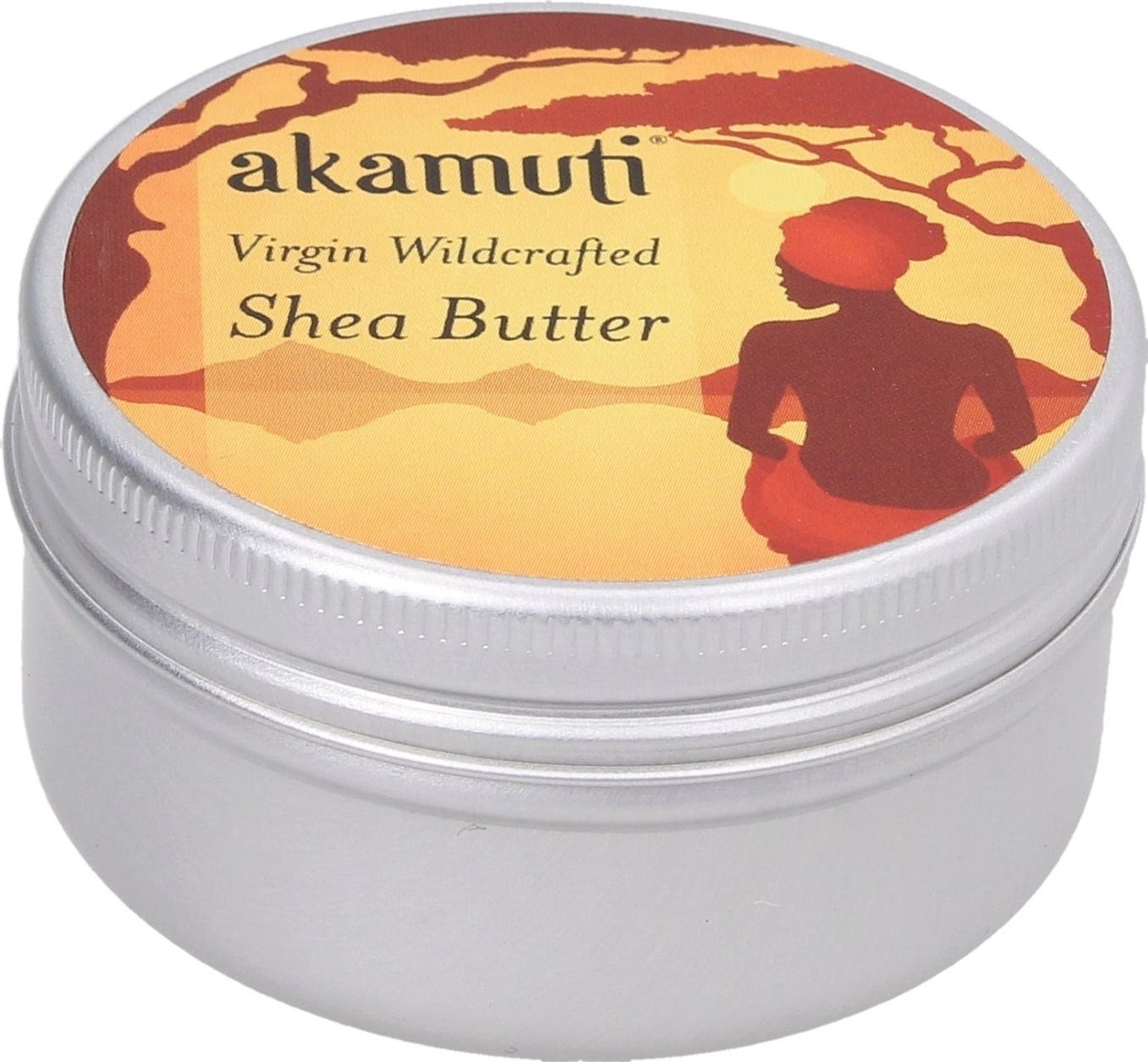akamuti  Organic Virgin Shea Butter Travel Size, 40 g