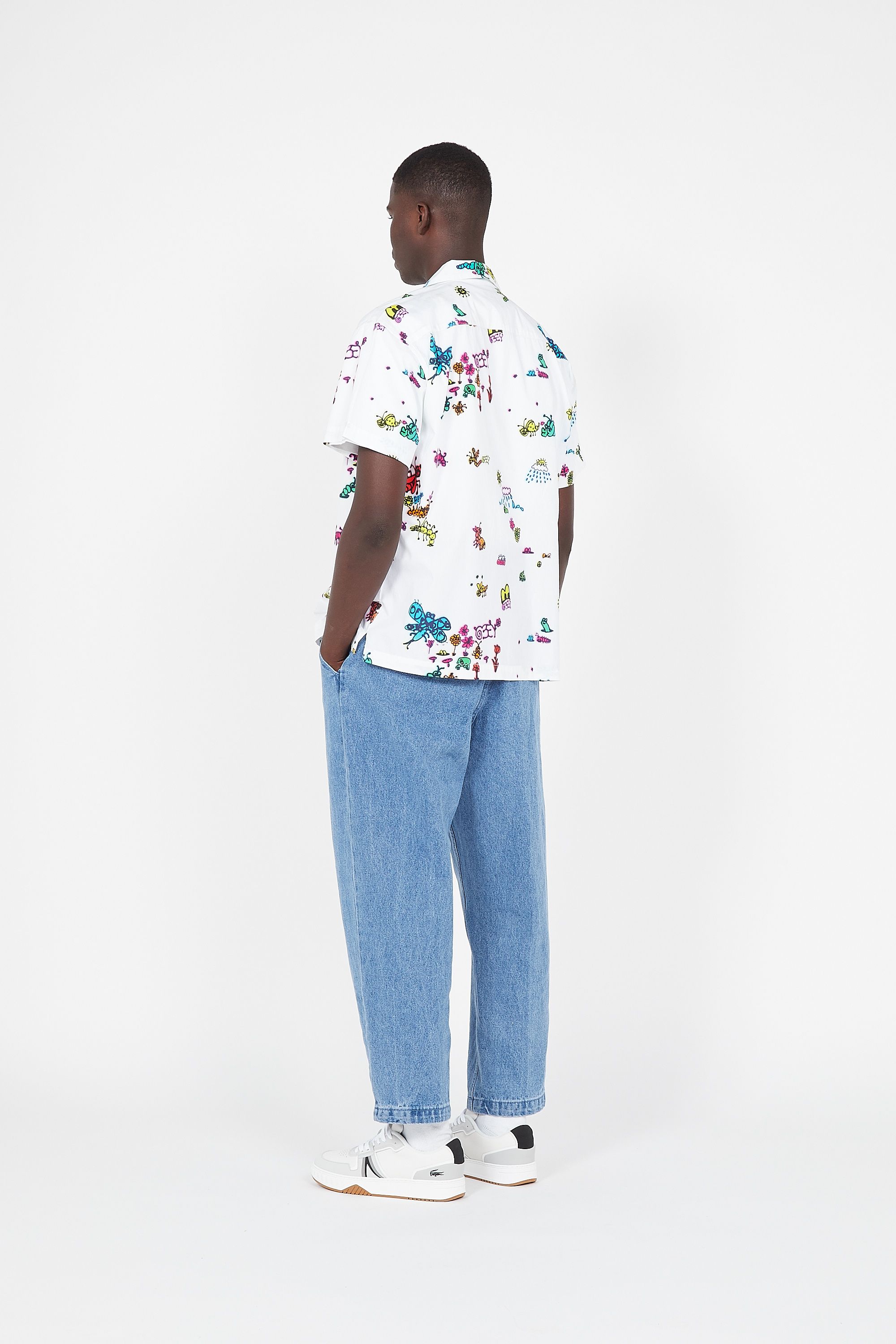OBEY Chemise DOODLES WOVEN Blanc
