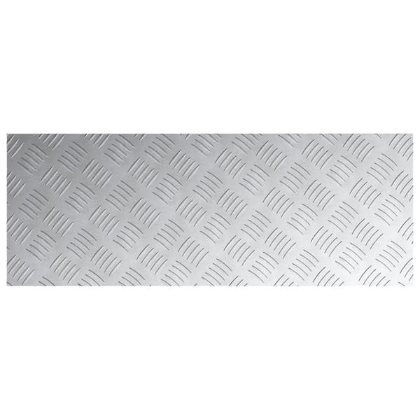 vidaXL Aluminium Sjekkplater 4 stk Antiskli 80x30 cm