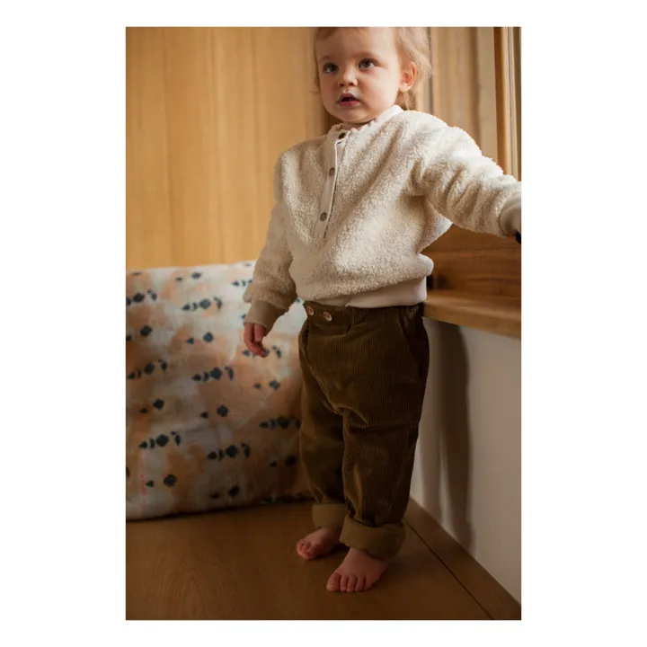 Marlot Paris Sweat Façon Fourrure Joe | Ecru