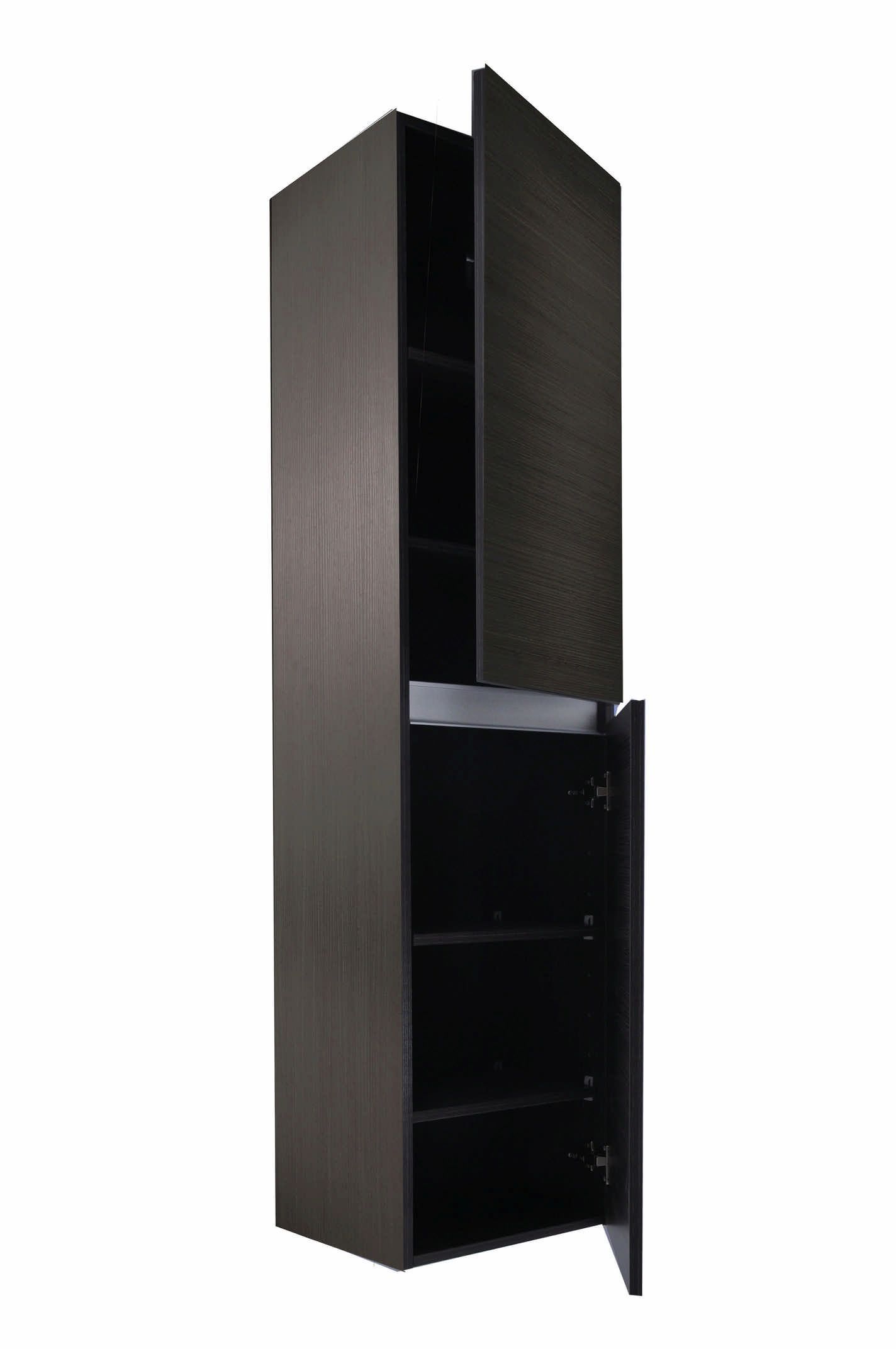Mueller Panama badkamerkast houtnerf grijs 160x35x35cm