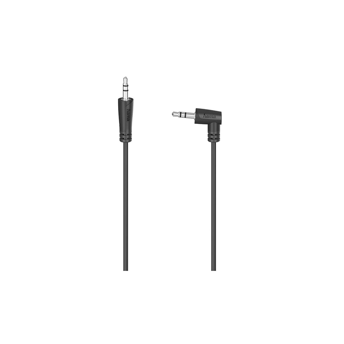 Hama Audio 3,5 mm til 3,5 mm vinklet kabel 0,5 m