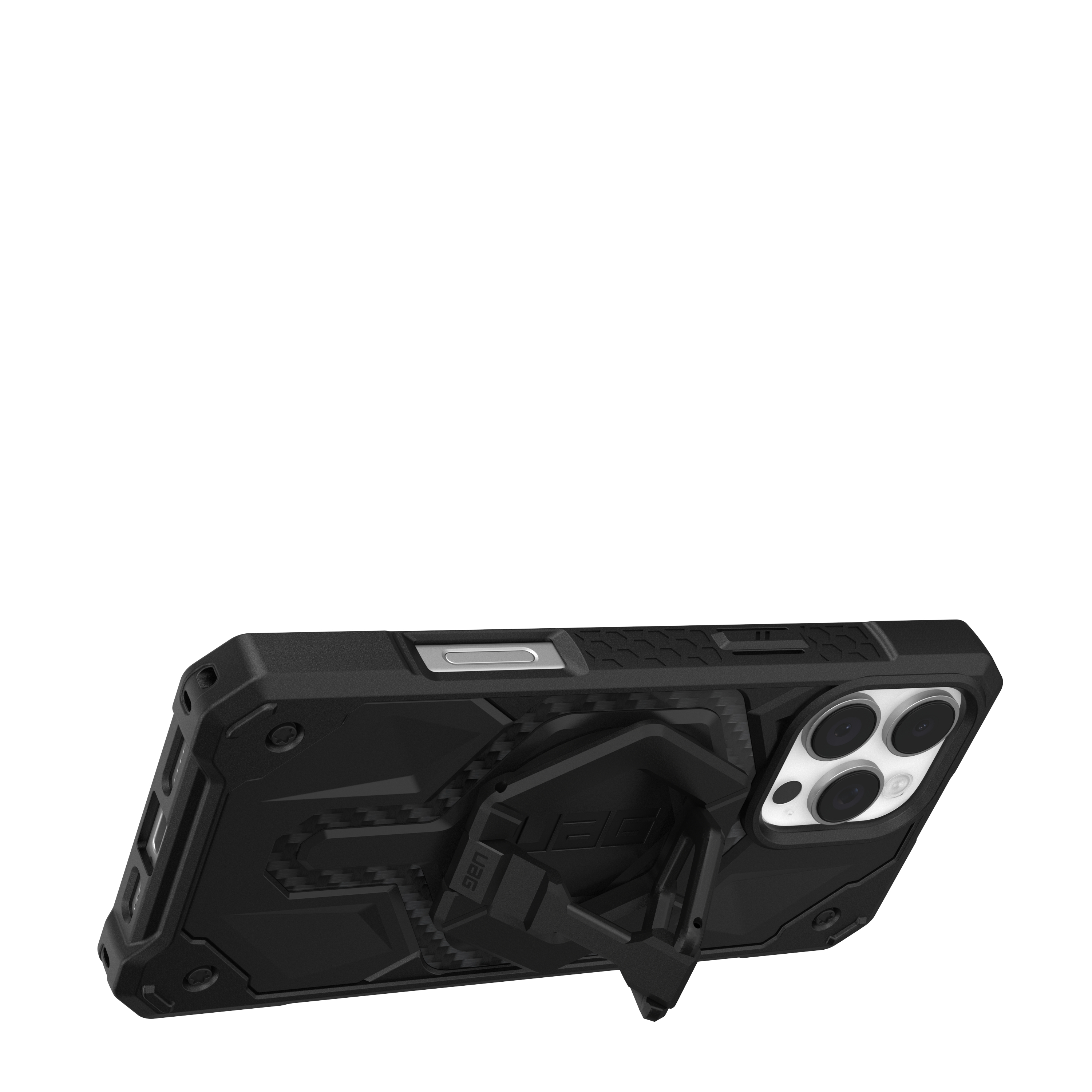 iPhone 16 Pro Max MagSafe Schutzhülle Monarch Pro   Magnetische Finger Griff Ring Halterung (1144571BV01) - Carbon Fiber