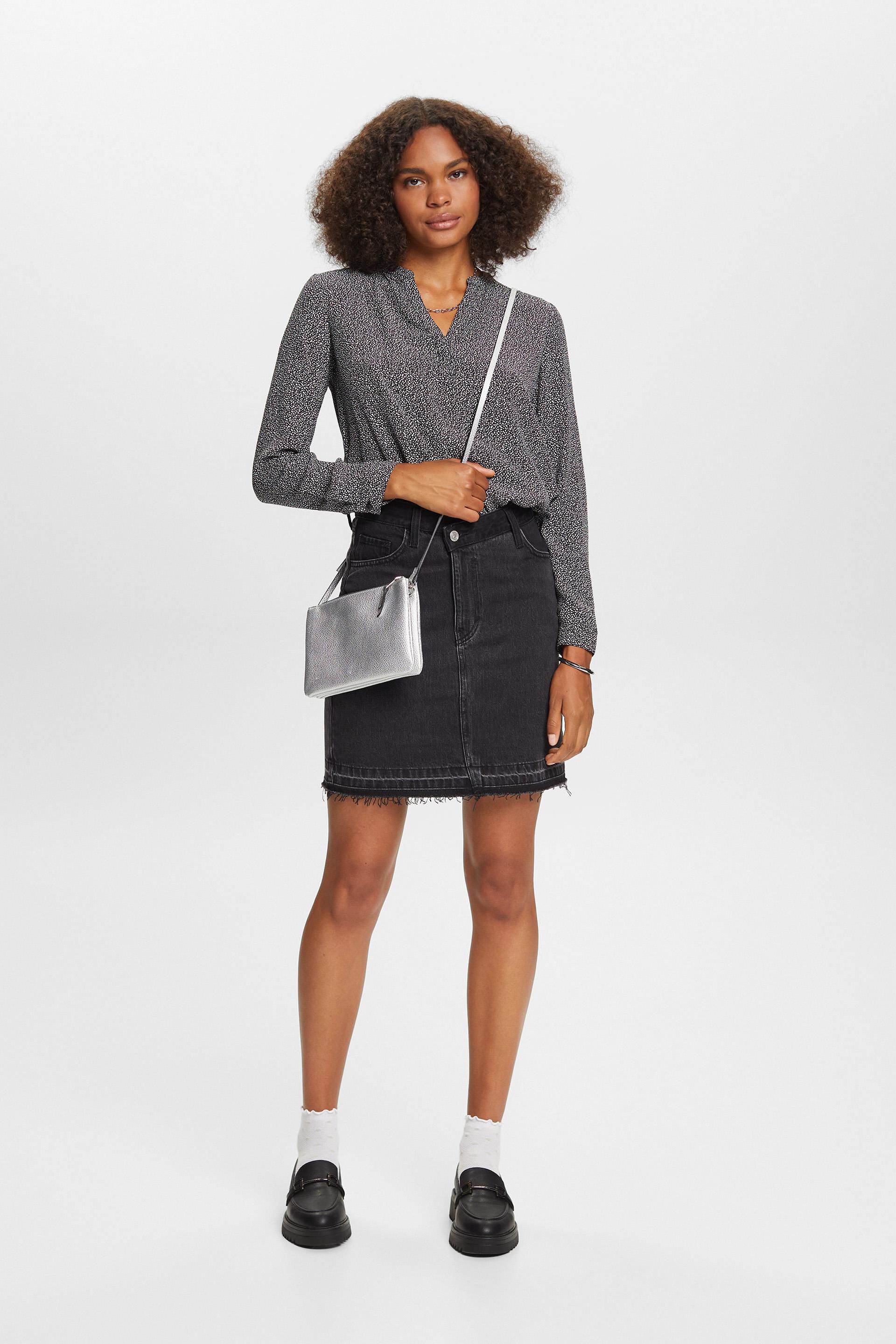 Blouse à motif, en LENZING™ ECOVERO™