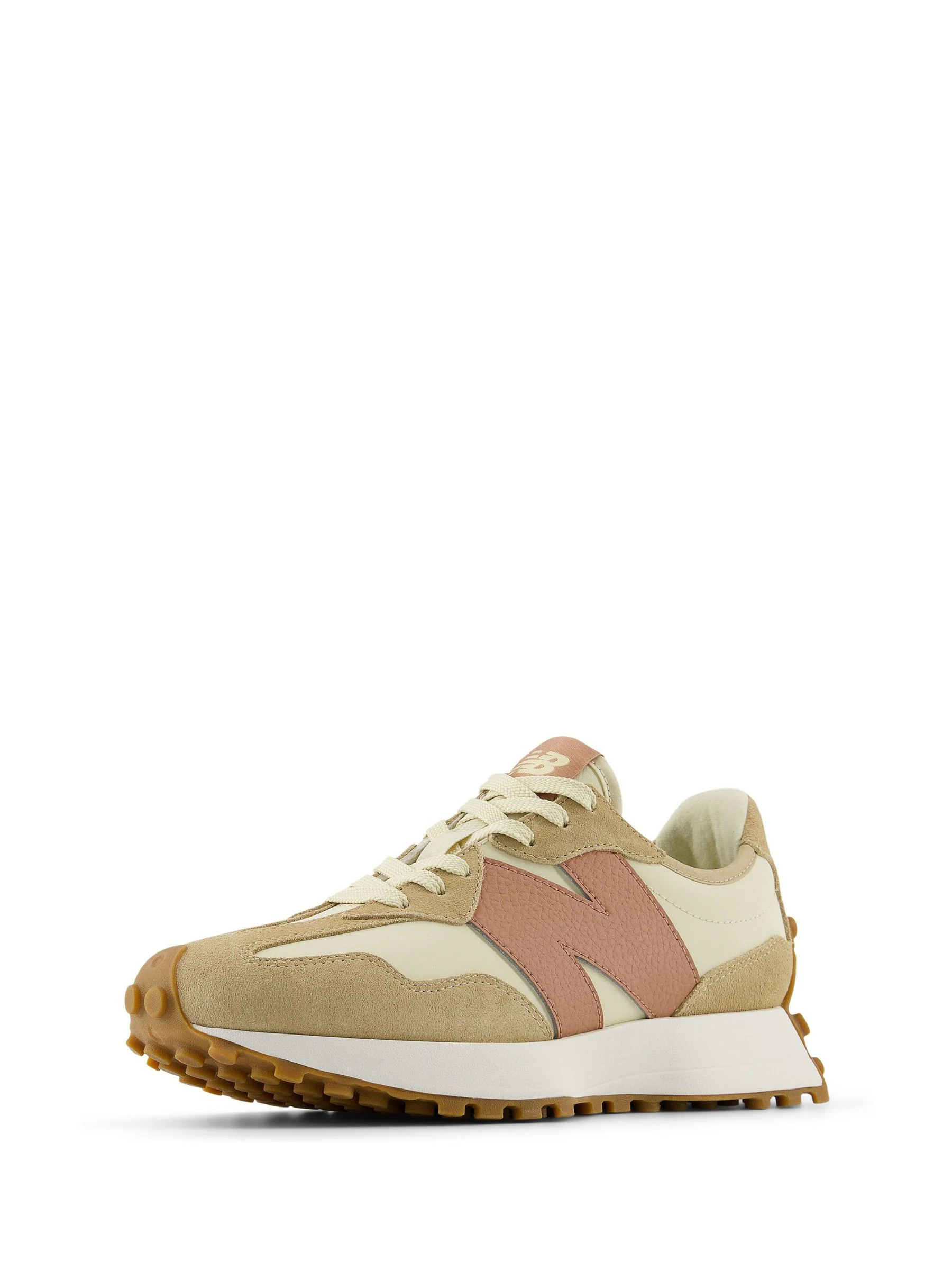 Crème - New Balance 327 damessneakers