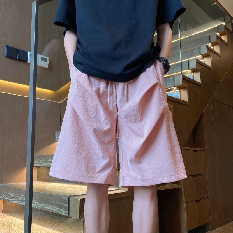 emeisa - Effen short met middelhoge taille