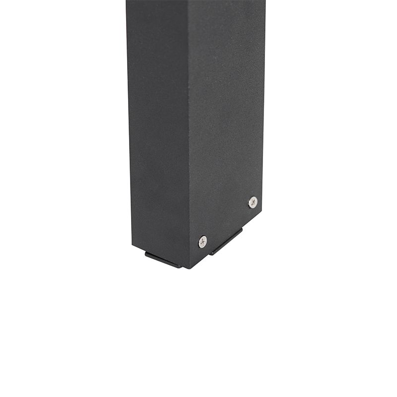 Moderne staande buitenlamp zwart 80 cm incl. LED IP44 - Esmee