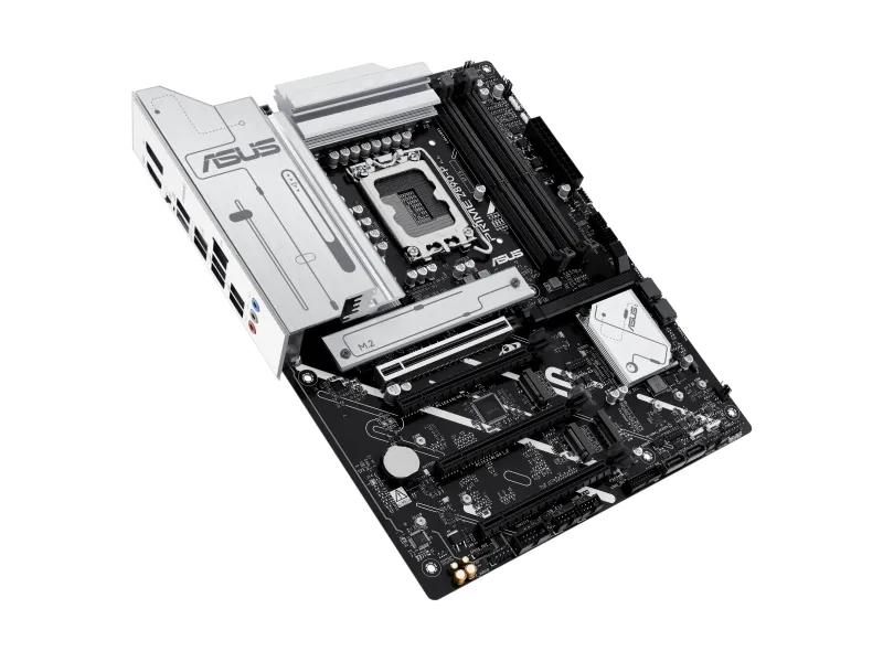 ASUS PRIME Z890-P - Bundkort - micro ATX - LGA1851 sokkel - Z890 Chipset - USB-C 3.2 Gen 2x2, USB 3.2 Gen 2, USB 3.2 Gen 1, USB-C 3.2 Gen 1 - 2.5 Gigabit LAN - onboard grafik (CPU påkrævet) - HD Audio (8-kanaler)