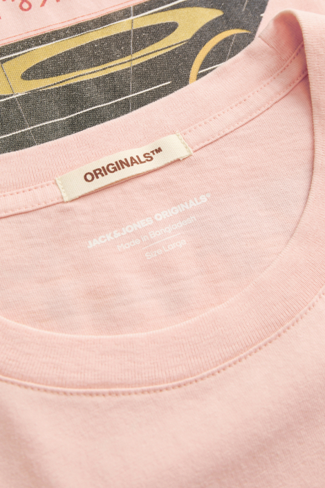 Jack & Jones roze heren t-shirt