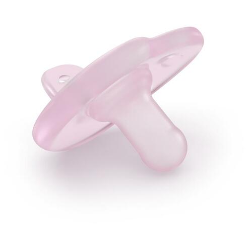 Lot de 2 Soothie cœur 0/3 mois Rose clair/Rose framboise - AVENT