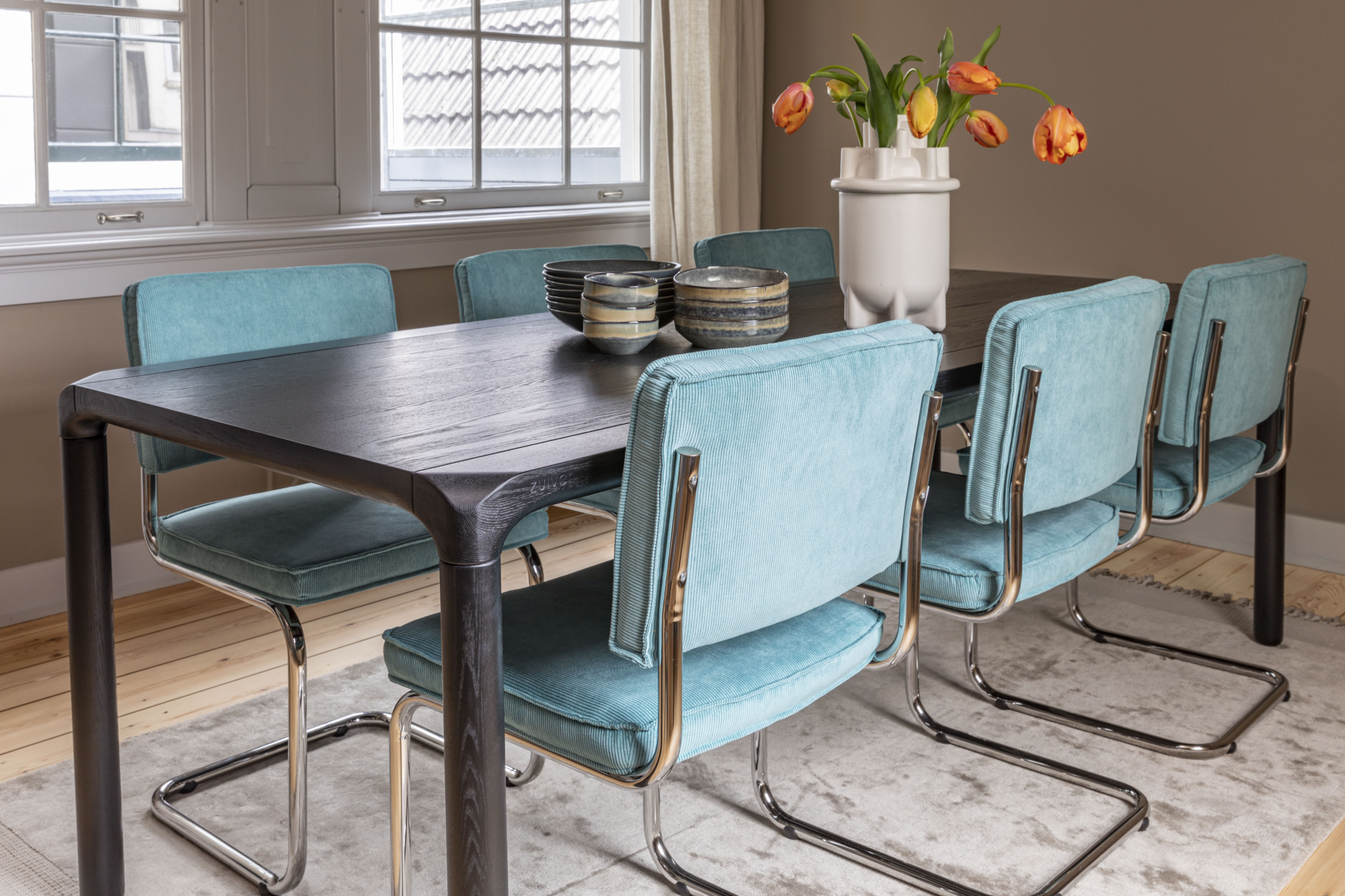 CHAIR RIDGE RIB BLUE 12A