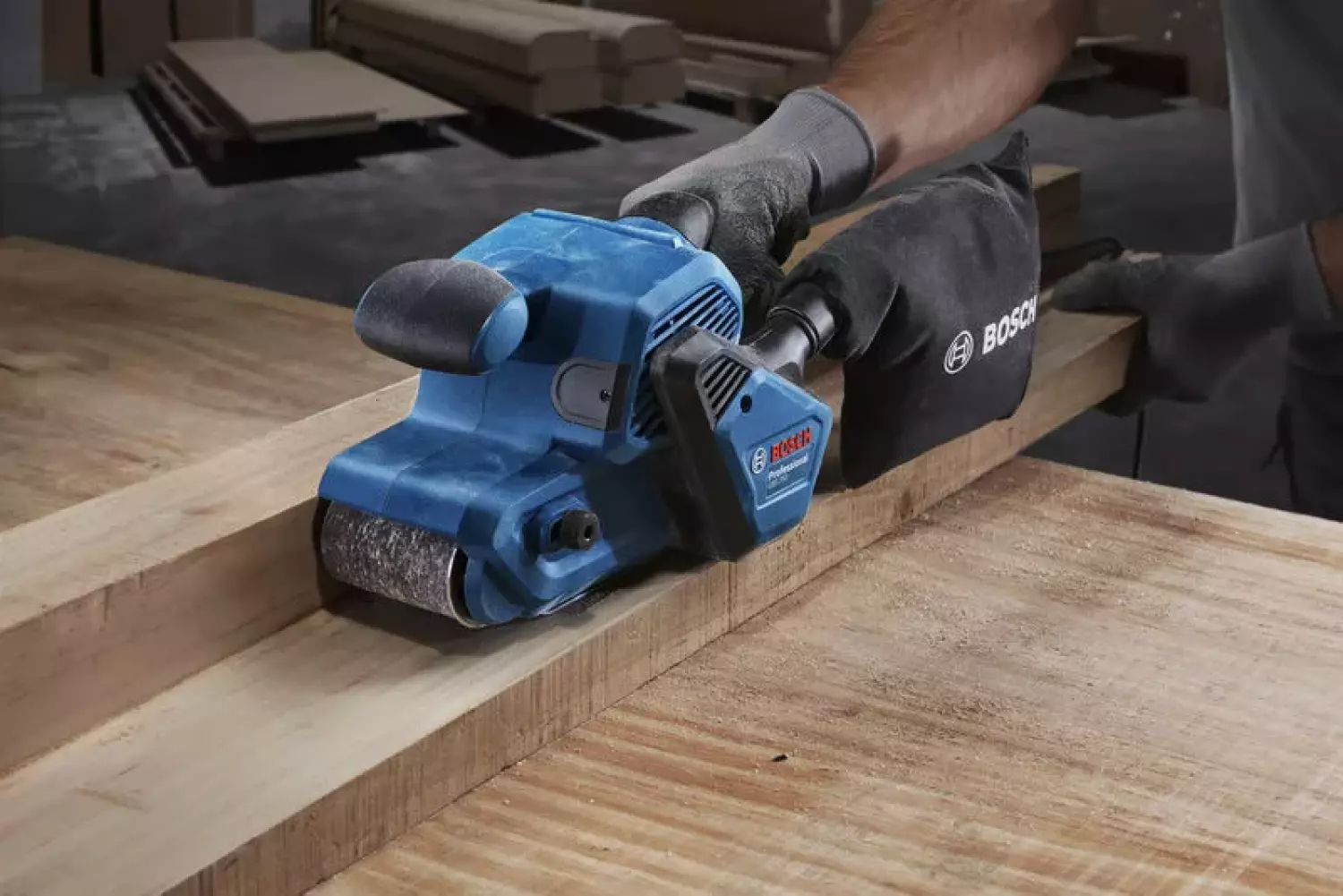 Bosch GBS 750 Bandschuurmachine - 75 x 533 mm