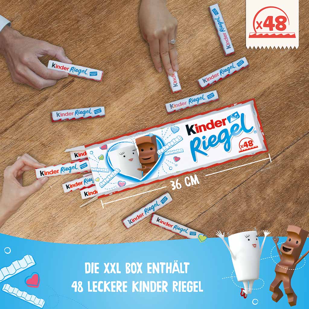 Kinder Riegel 48er Party Pack 1008g MHD:13.5.25