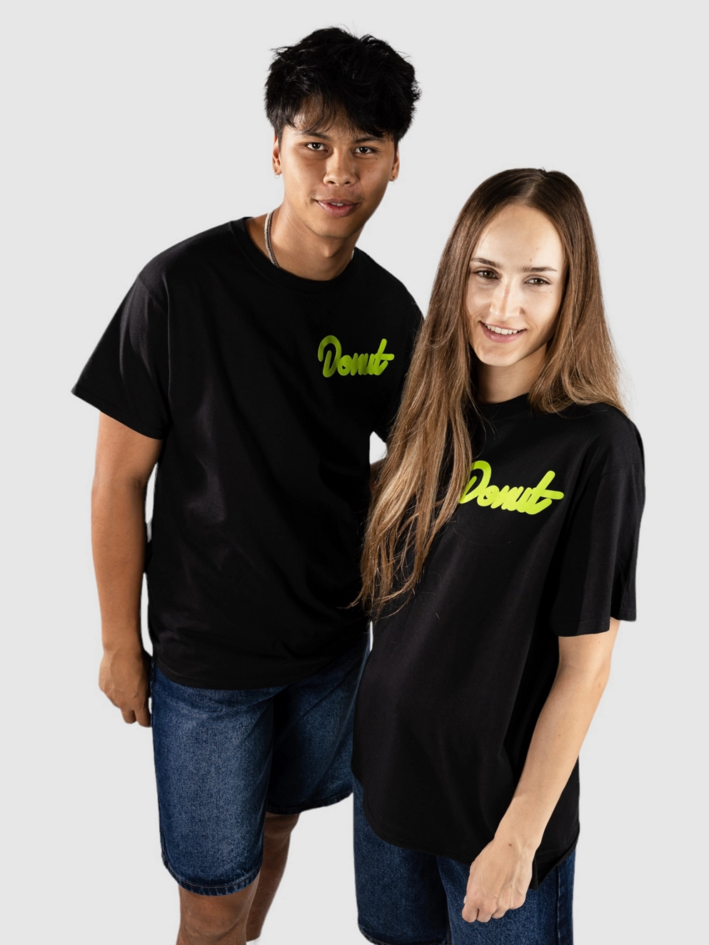 Donut Cap Cracked T-Shirt black